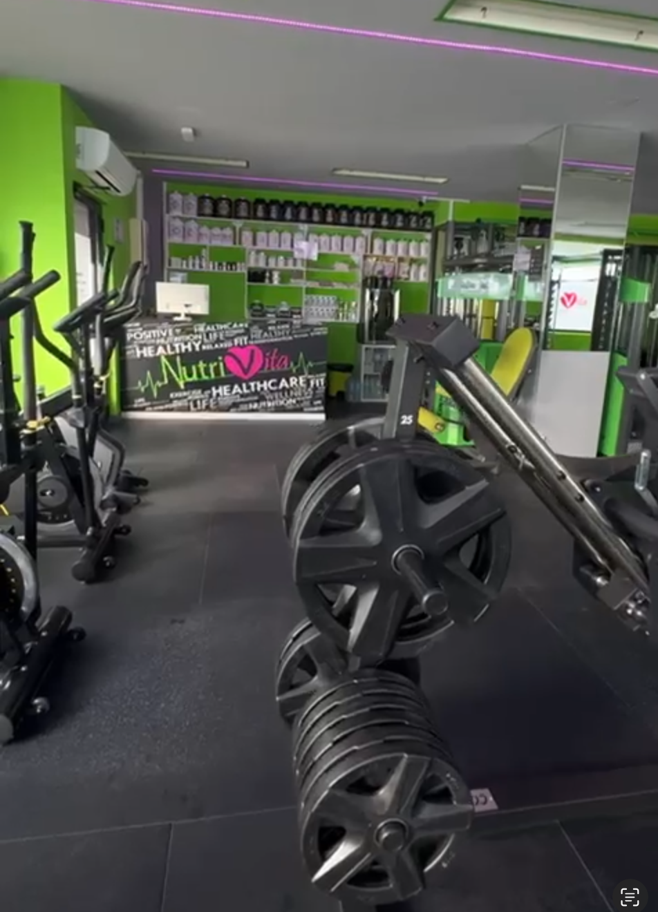 Máquinas del gimnasio Centro Nutrivita