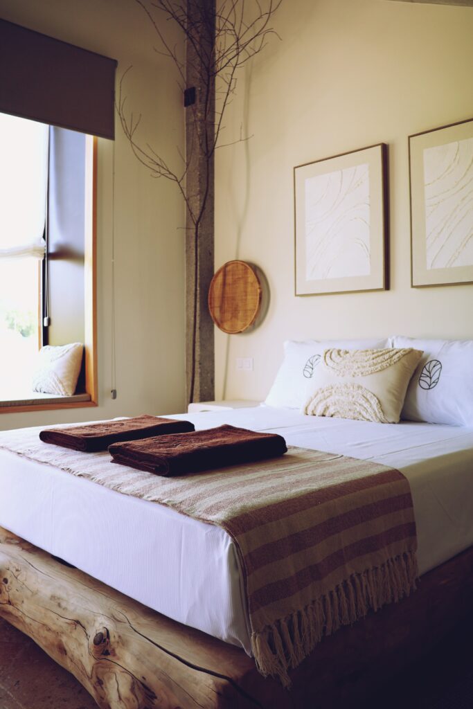 Head of the bed of Villa 2 in Villaverde Village