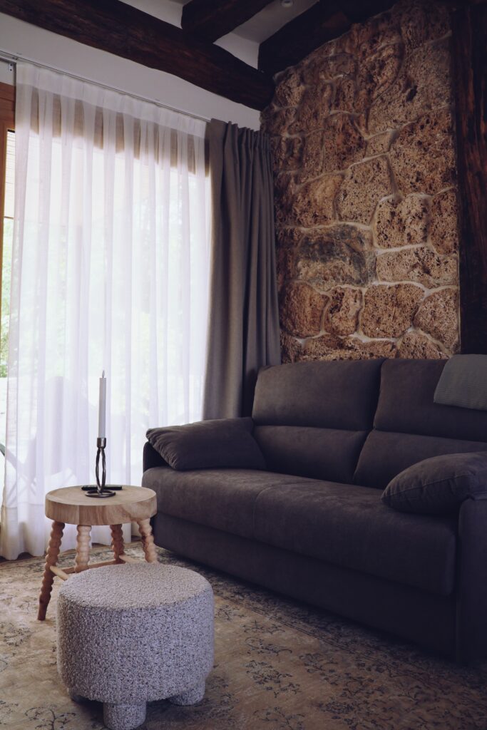 Sofa and seating area in Villaverde Village